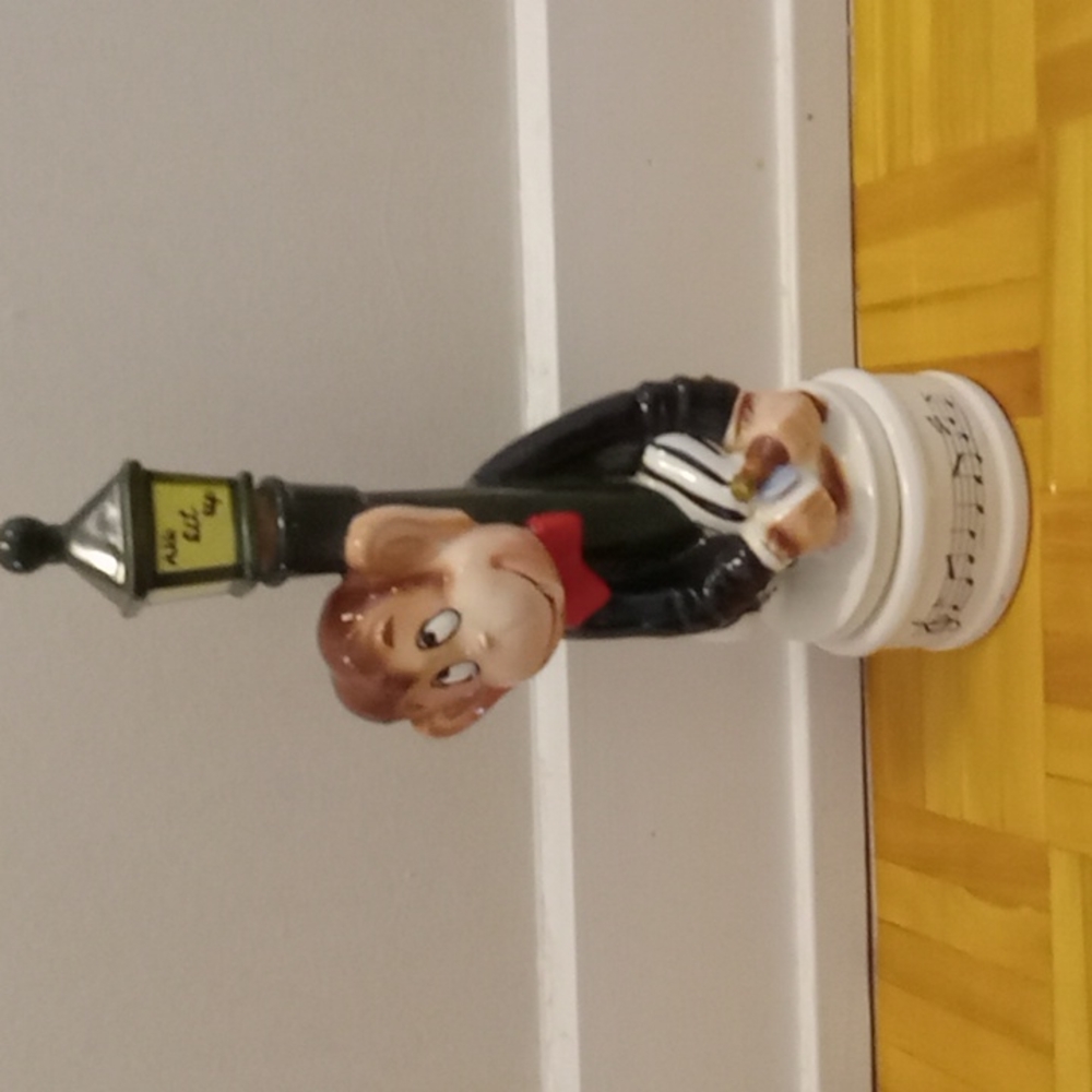 VINTAGE JIM BEAM DRUNK MONKEY MUSIC BOX DECANTER&NBSP; "ALL LIT UP" 1960'S.